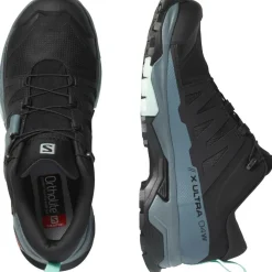 Wandelschoenen|Wandelschoenen-Salomon X Ultra 4 GTX wandelschoenen dames black stormy weather opal blue