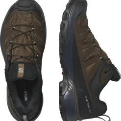 Wandelen|Wandelschoenen-Salomon X ULTRA 360 GTX wandelschoenen heren dark earth delicioso sharkskin