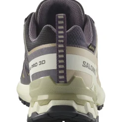 Hardloopschoenen-Salomon XA PRO 3D V9 GORE-TEX hardloopschoenen dames nine iron oxford tan alfalfa