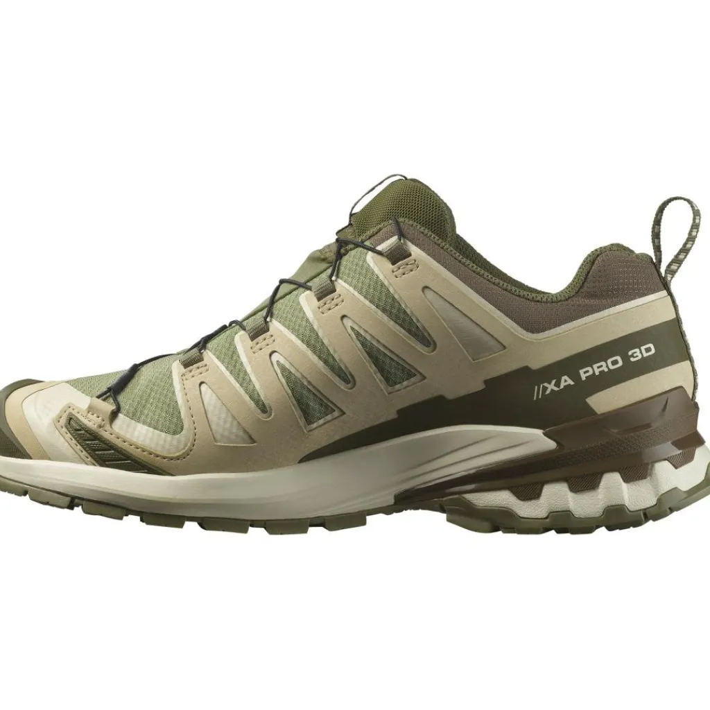 Salomon XA PRO 3D V9 GORE-TEX hardloopschoenen heren deep lichen green safari dark earth< Hardloopschoenen