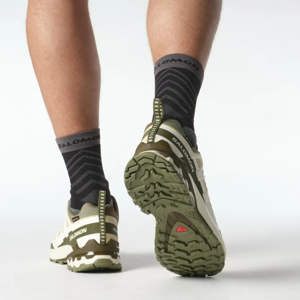 Salomon XA PRO 3D V9 GORE-TEX hardloopschoenen heren deep lichen green safari dark earth< Hardloopschoenen