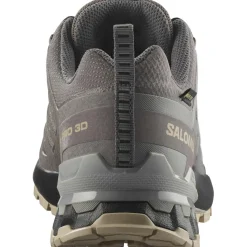 Salomon XA PRO 3D V9 GORE-TEX hardloopschoenen dames plum kitten black gull< Hardloopschoenen