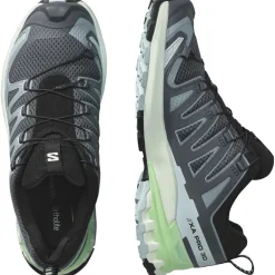 Hardloopschoenen-Salomon XA PRO 3D V9 hardloopschoenen dames turbulence iced aqua patina green