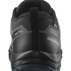 Wandelen|Wandelschoenen-Salomon XA PRO V8 WATERPROOF wandelschoenen junior black turbulence quarry