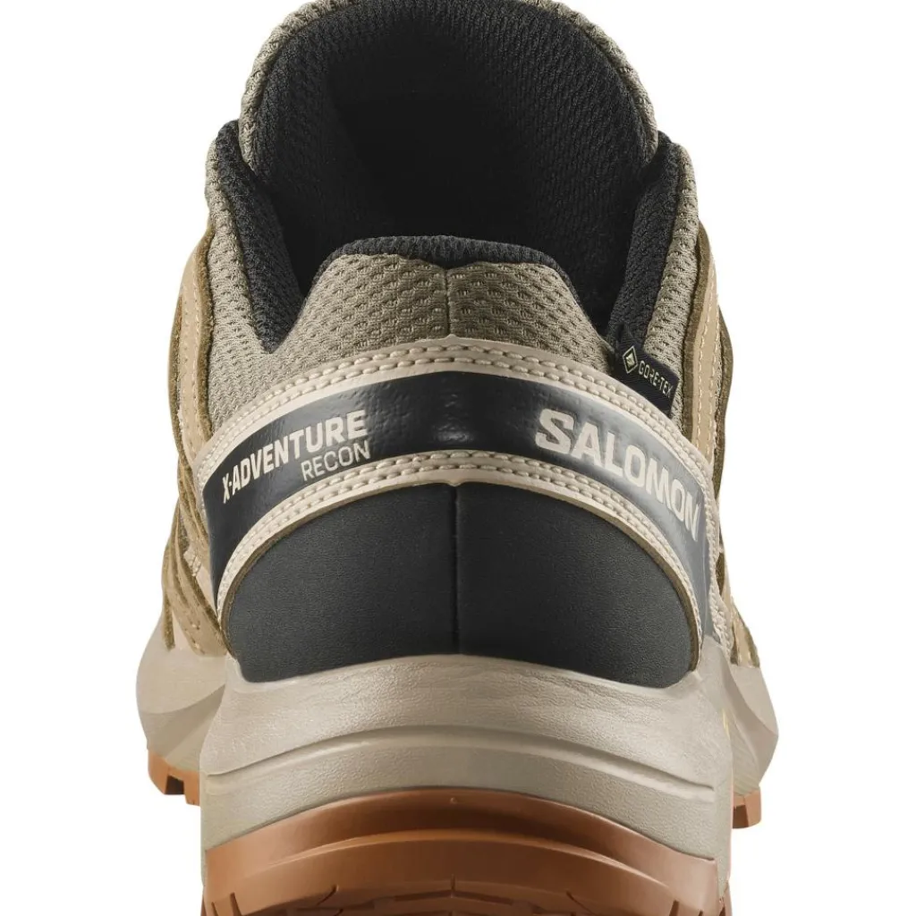 Salomon X-ADVENTURE RECON GORE-TEX wandelschoenen dames falcon desert tan hyma pink< Wandelen|Wandelschoenen