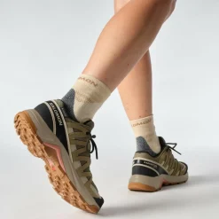 Salomon X-ADVENTURE RECON GORE-TEX wandelschoenen dames falcon desert tan hyma pink< Wandelen|Wandelschoenen