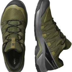 Wandelen|Wandelschoenen-Salomon X-ADVENTURE RECON GORE-TEX  wandelschoenen heren olive night martini pewter