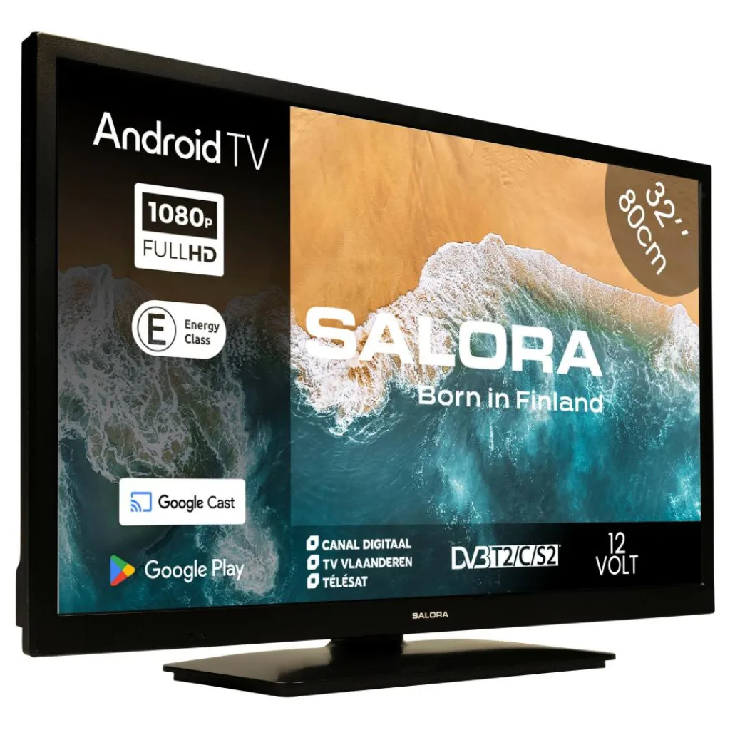 Audio & Video-Salora 32" led smart televisie 12 - 230V