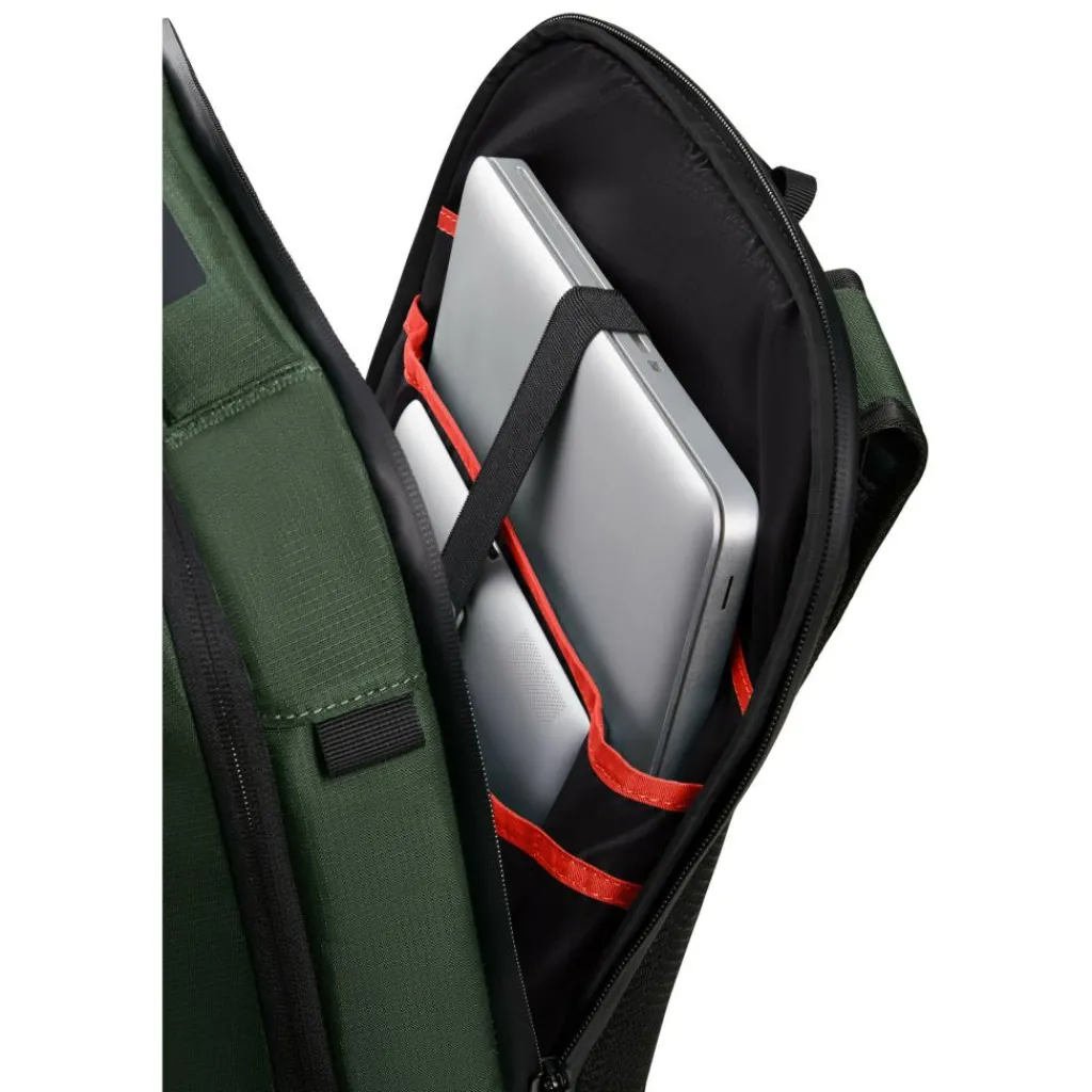 Samsonite Biz2go Daytrip 15,6 inch laptop rugzak 22,5 liter earth green< Overige Rugzakken