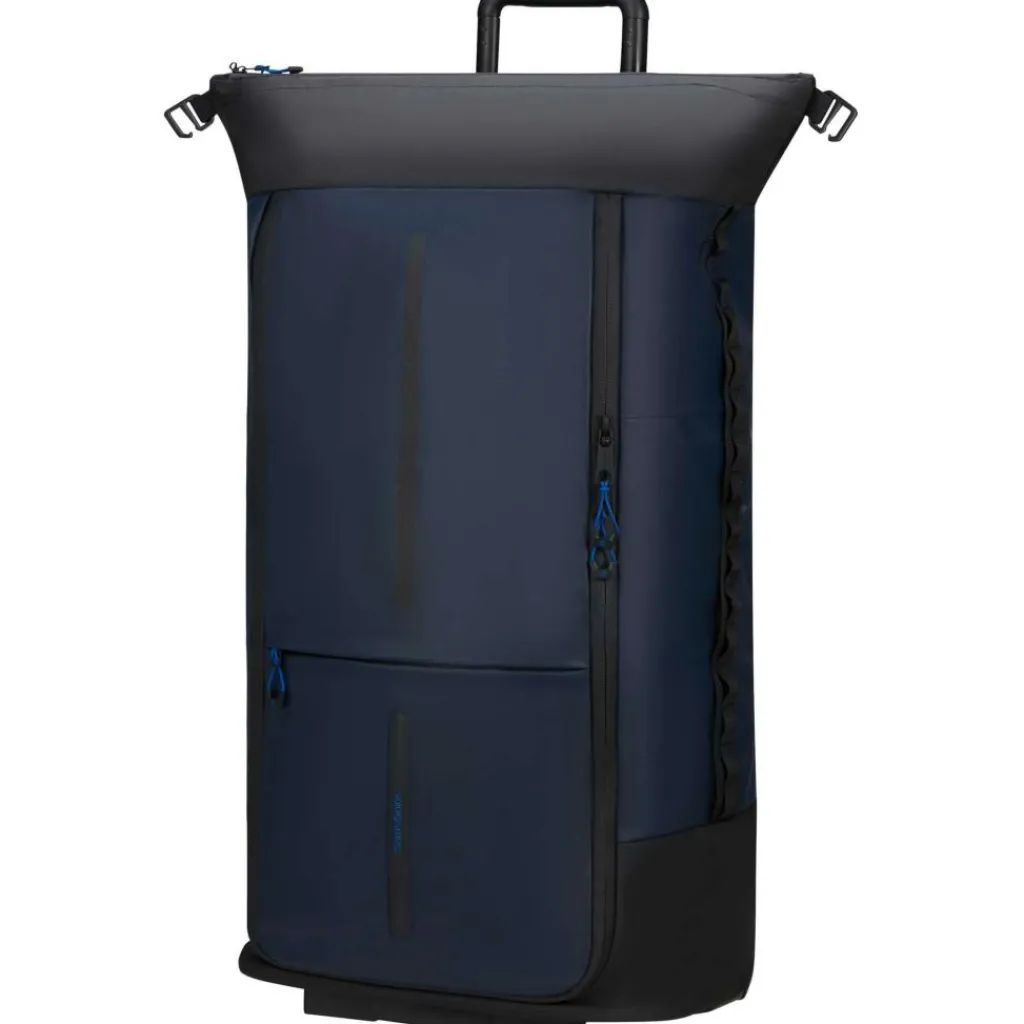 Koffersoorten|Fietsartikelen-Samsonite Ecodiver opvouwbare reistas 80 liter blue nights