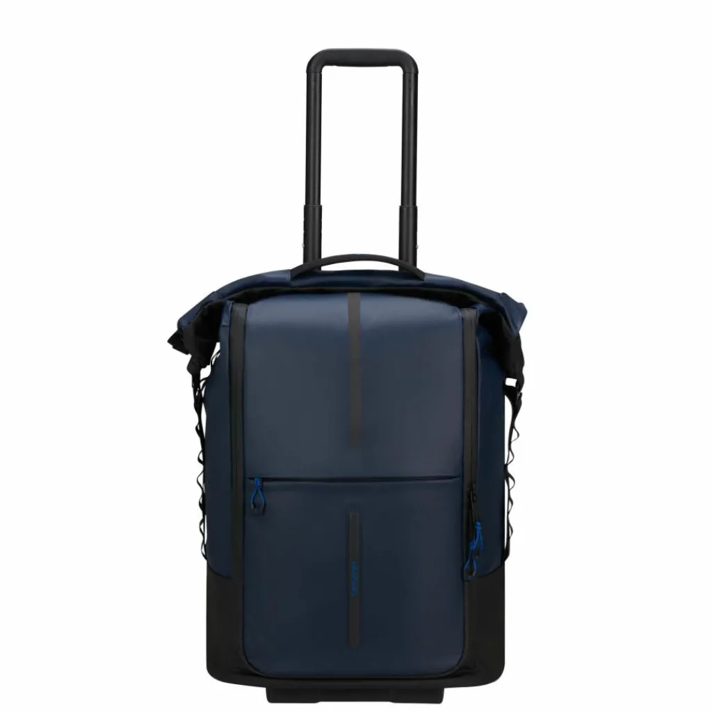 Koffersoorten|Fietsartikelen-Samsonite Ecodiver opvouwbare reistas 80 liter blue nights