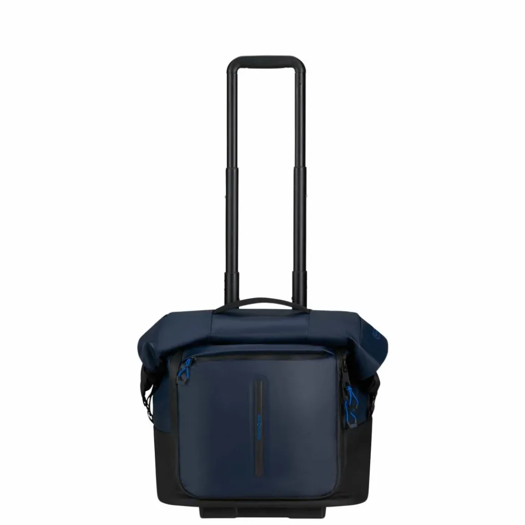 Koffersoorten|Fietsartikelen-Samsonite Ecodiver opvouwbare reistas 80 liter blue nights