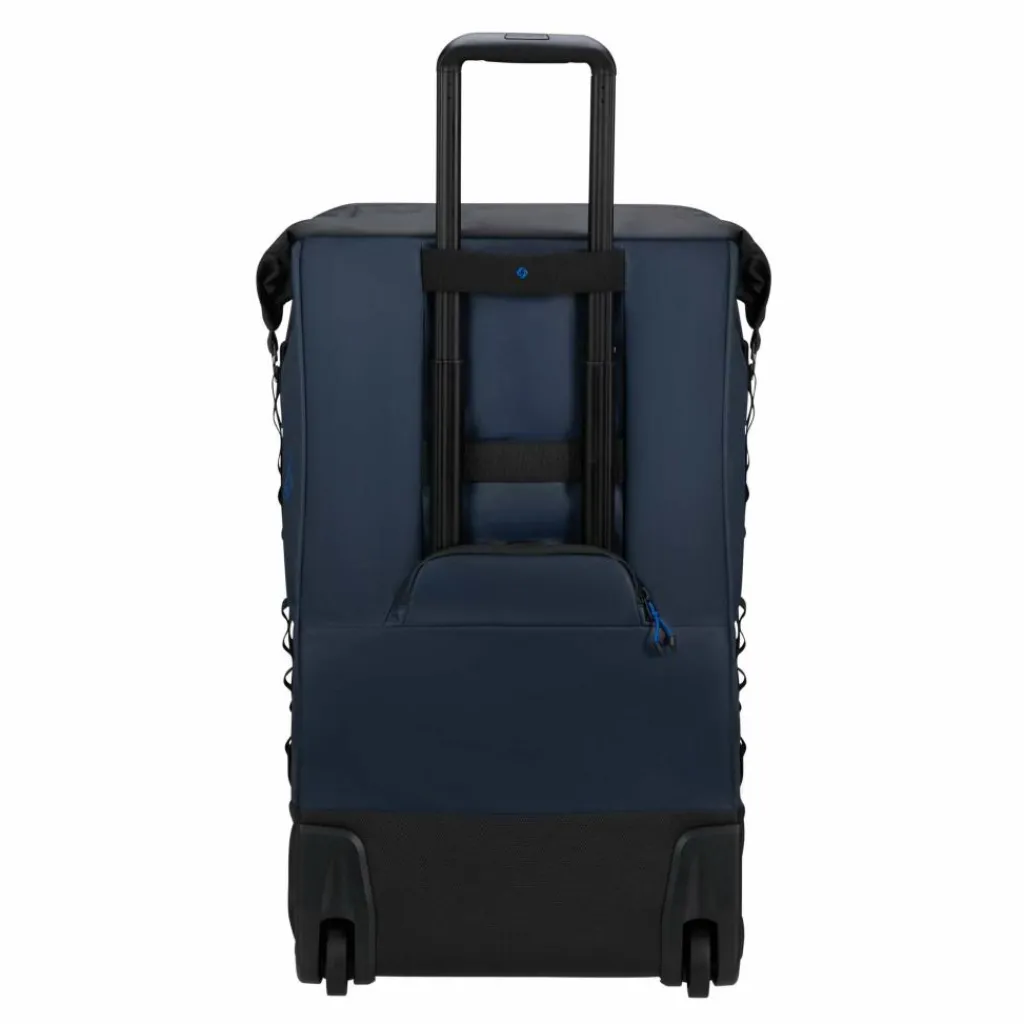 Koffersoorten|Fietsartikelen-Samsonite Ecodiver opvouwbare reistas 80 liter blue nights