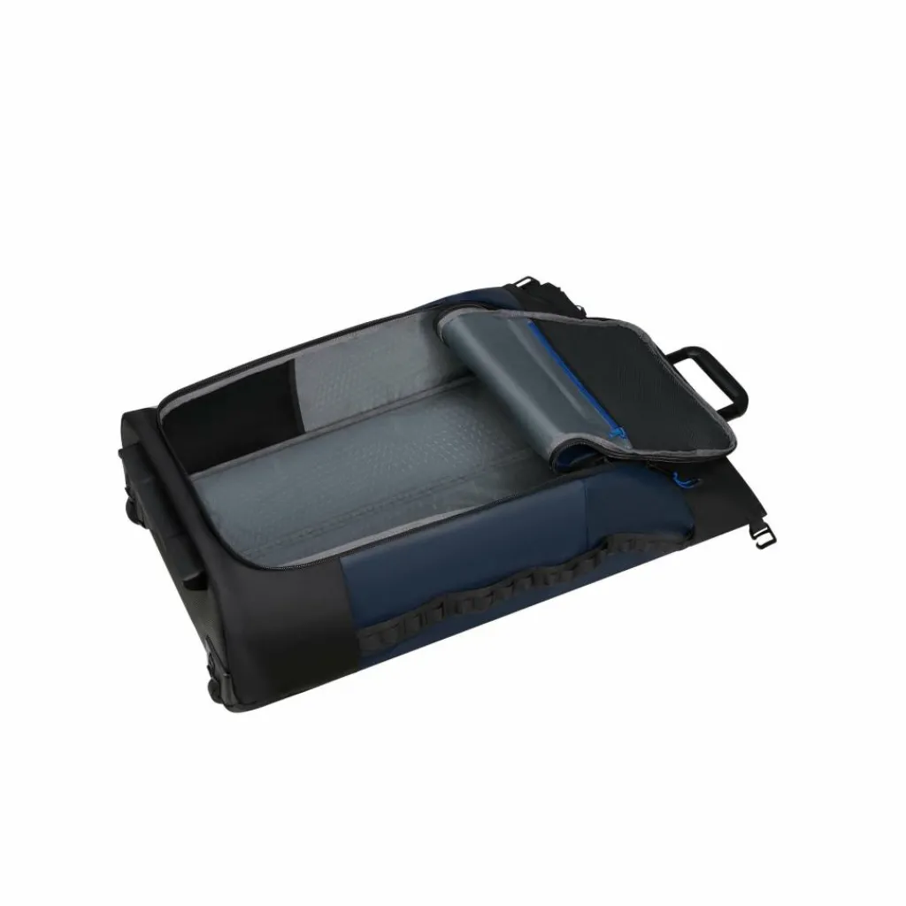 Koffersoorten|Fietsartikelen-Samsonite Ecodiver opvouwbare reistas 80 liter blue nights