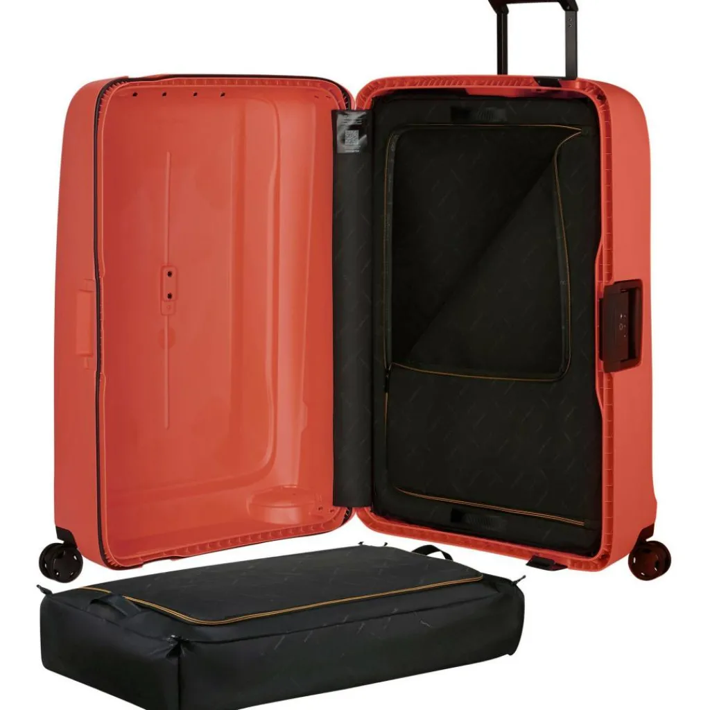 Koffersoorten|Fietsartikelen-Samsonite Essens Spinner 81 koffer clay