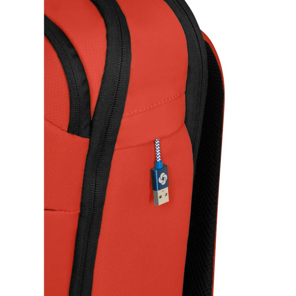 Samsonite Moderny 15,6 inch laptop rugzak 22,5 liter terracotta red< Overige Rugzakken