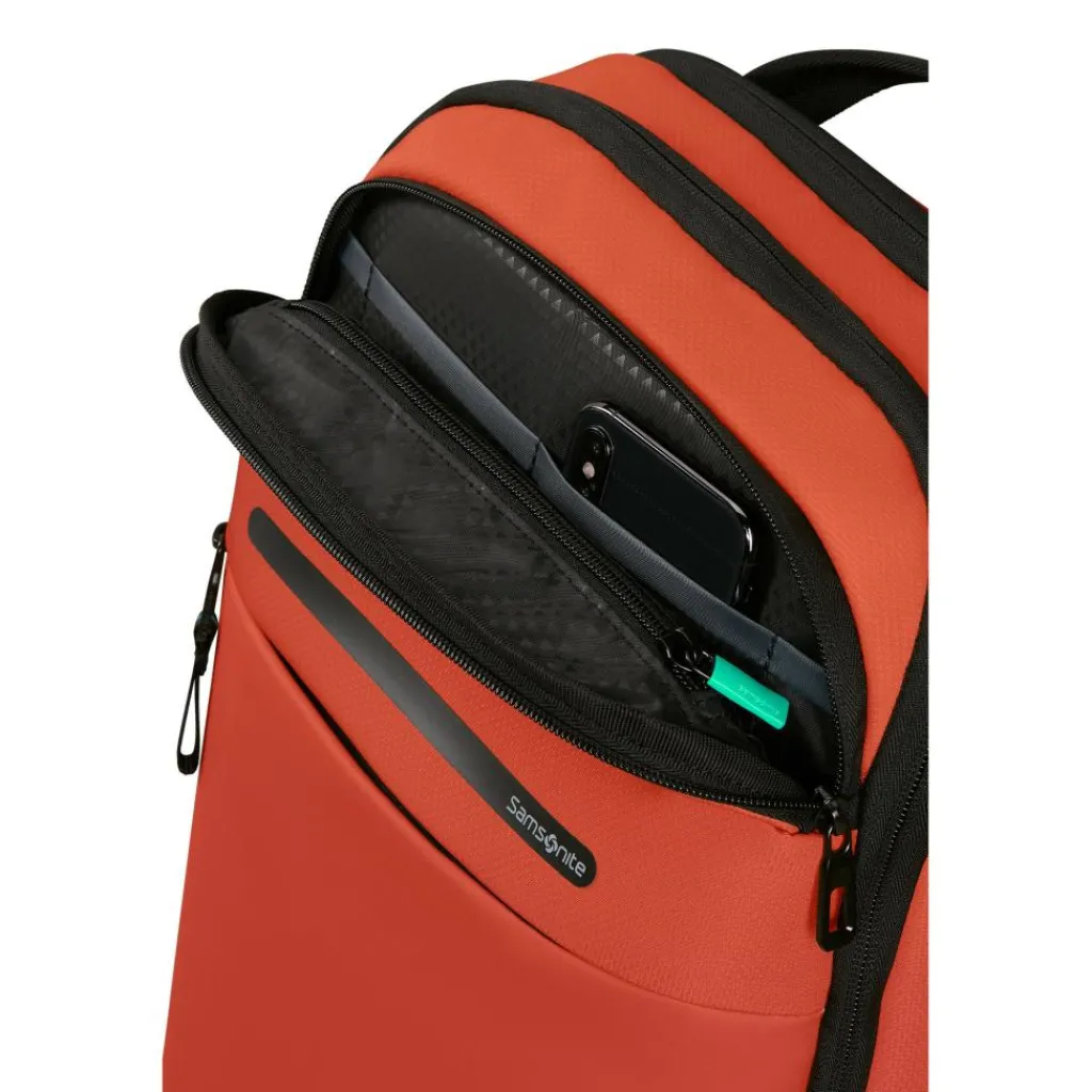 Samsonite Moderny 15,6 inch laptop rugzak 22,5 liter terracotta red< Overige Rugzakken