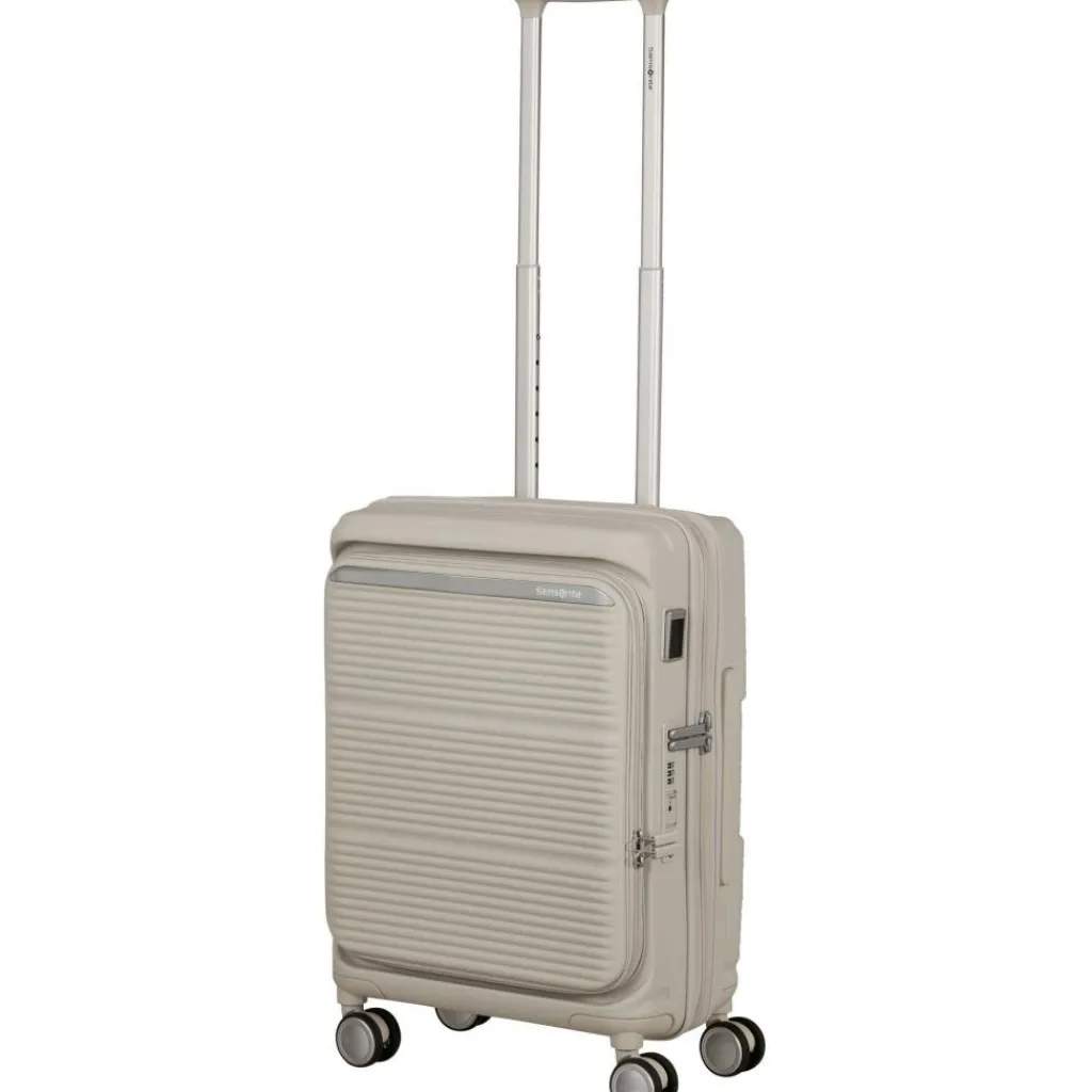 Koffersoorten|Fietsartikelen-Samsonite Paralux HS Spinner 55 koffer stone grey