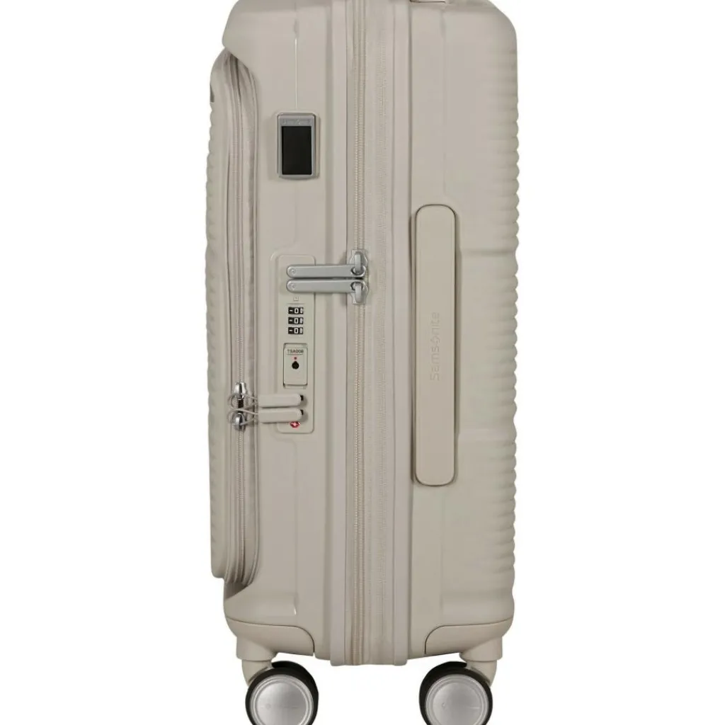 Koffersoorten|Fietsartikelen-Samsonite Paralux HS Spinner 55 koffer stone grey