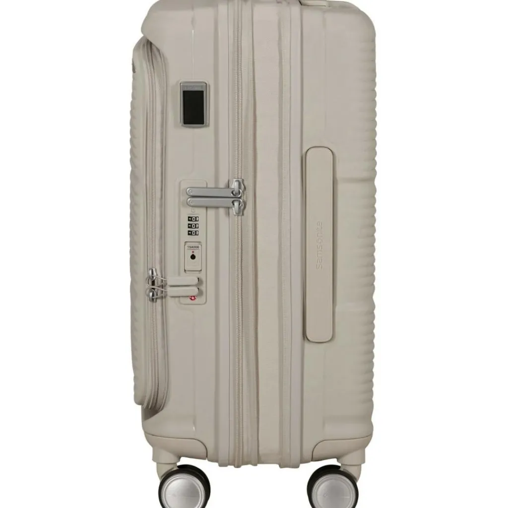 Koffersoorten|Fietsartikelen-Samsonite Paralux HS Spinner 55 koffer stone grey