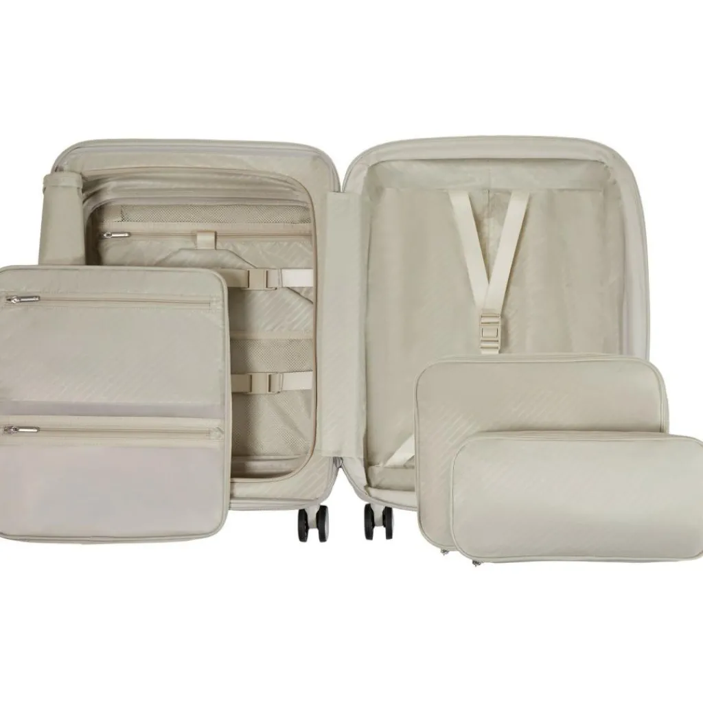 Koffersoorten|Fietsartikelen-Samsonite Paralux HS Spinner 55 koffer stone grey