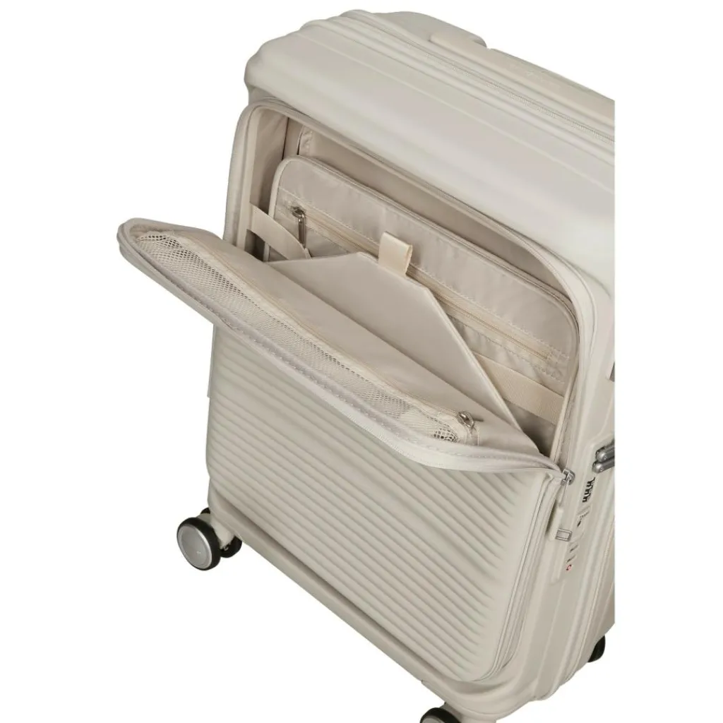Koffersoorten|Fietsartikelen-Samsonite Paralux HS Spinner 55 koffer stone grey
