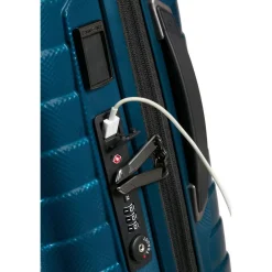 Koffersoorten|Fietsartikelen-Samsonite Proxis Spinner 55 koffer petrol blue
