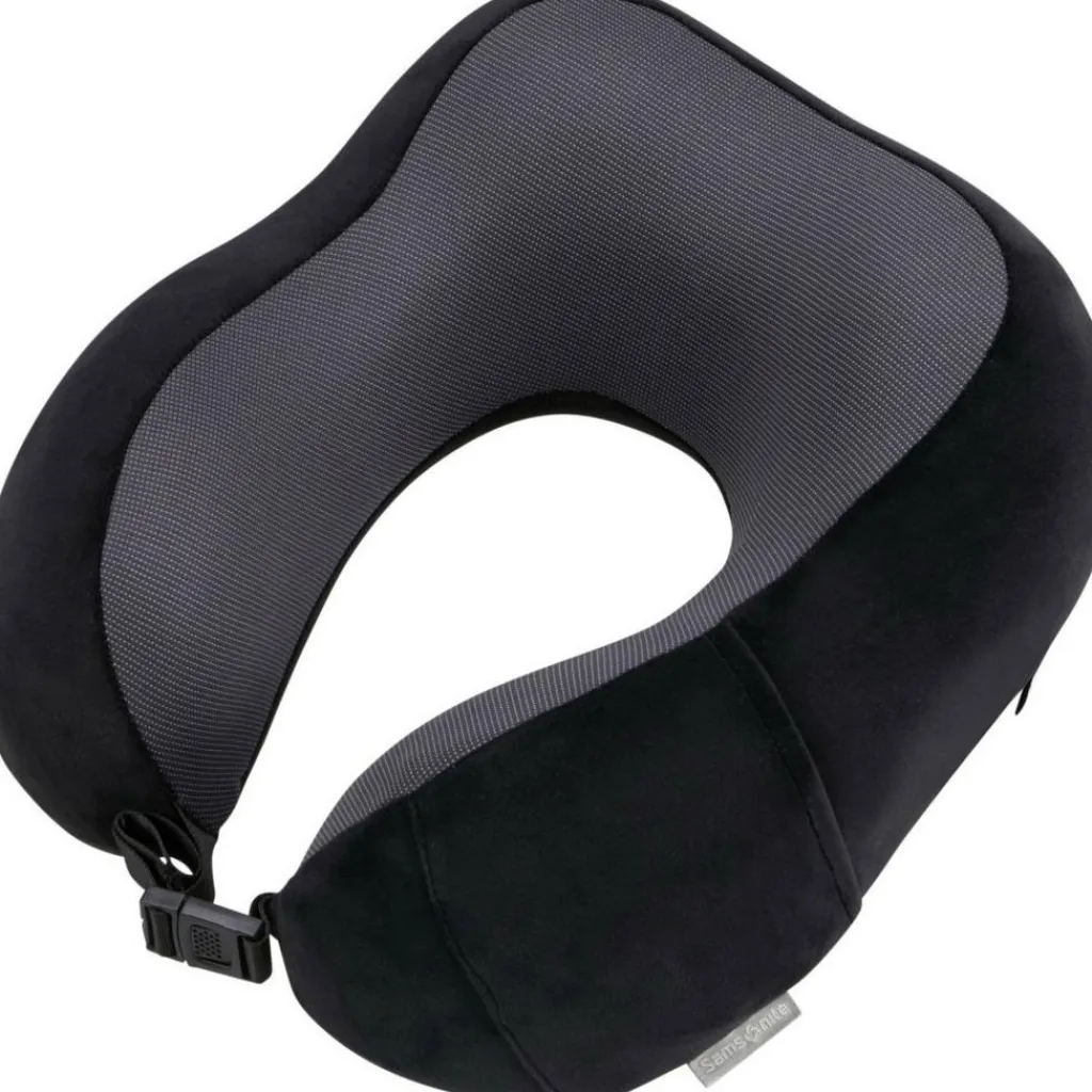 Reiskussens-Samsonite Ta Revolution Ergonomic Memory Foam nekkussen black