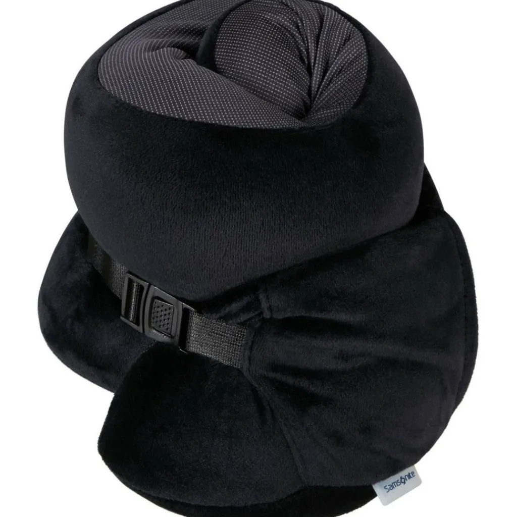 Reiskussens-Samsonite Ta Revolution Ergonomic Memory Foam nekkussen black