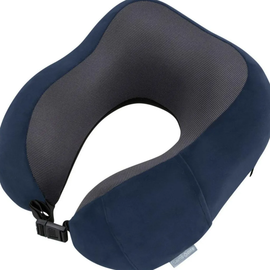 Samsonite Ta Revolution Ergonomic Memory Foam nekkussen midnight blue< Reiskussens