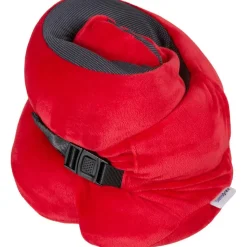 Reiskussens-Samsonite Ta Revolution Ergonomic Memory Foam nekkussen red