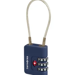 Koffer Accessoires|Fietsartikelen-Samsonite Ta Revolution TSA kabelslot midnight blue