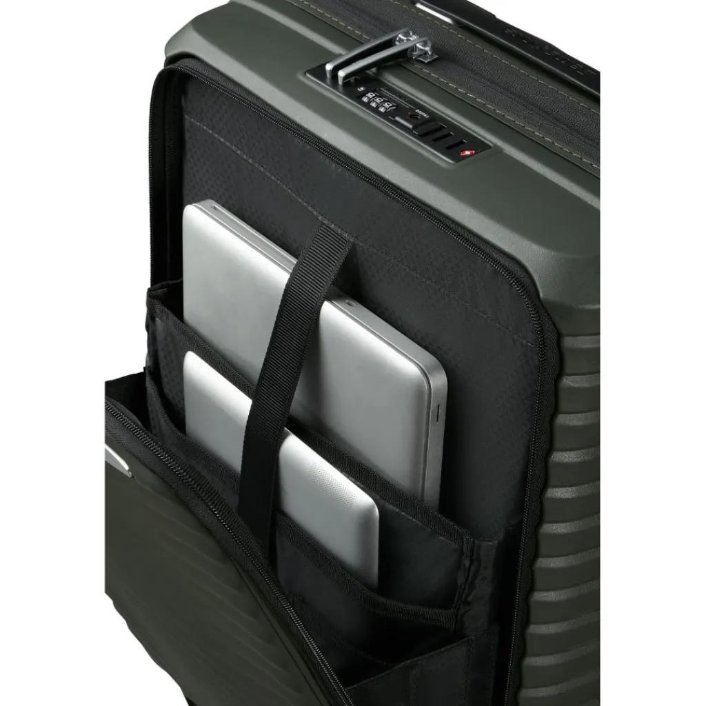Koffersoorten|Fietsartikelen-Samsonite Upscape Spinner Easy Access koffer 55 - 26 cm climbing ivy