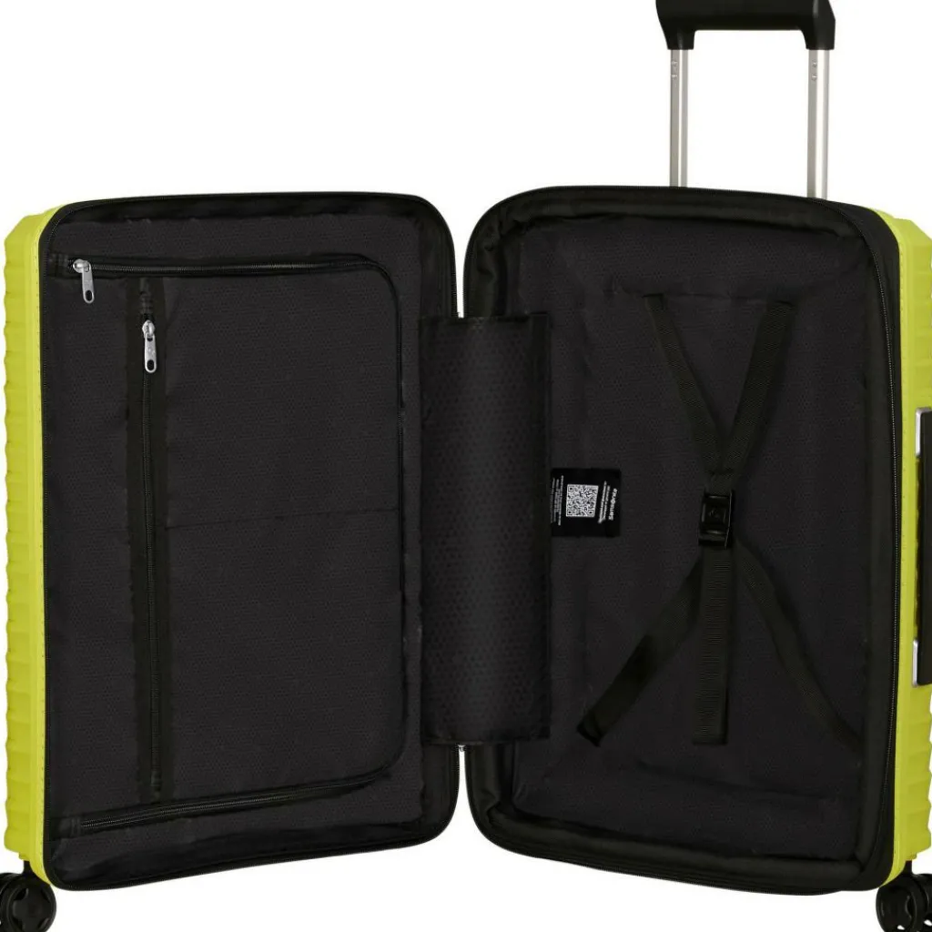 Koffersoorten|Fietsartikelen-Samsonite Upscape Spinner Easy Access 55 koffer lime
