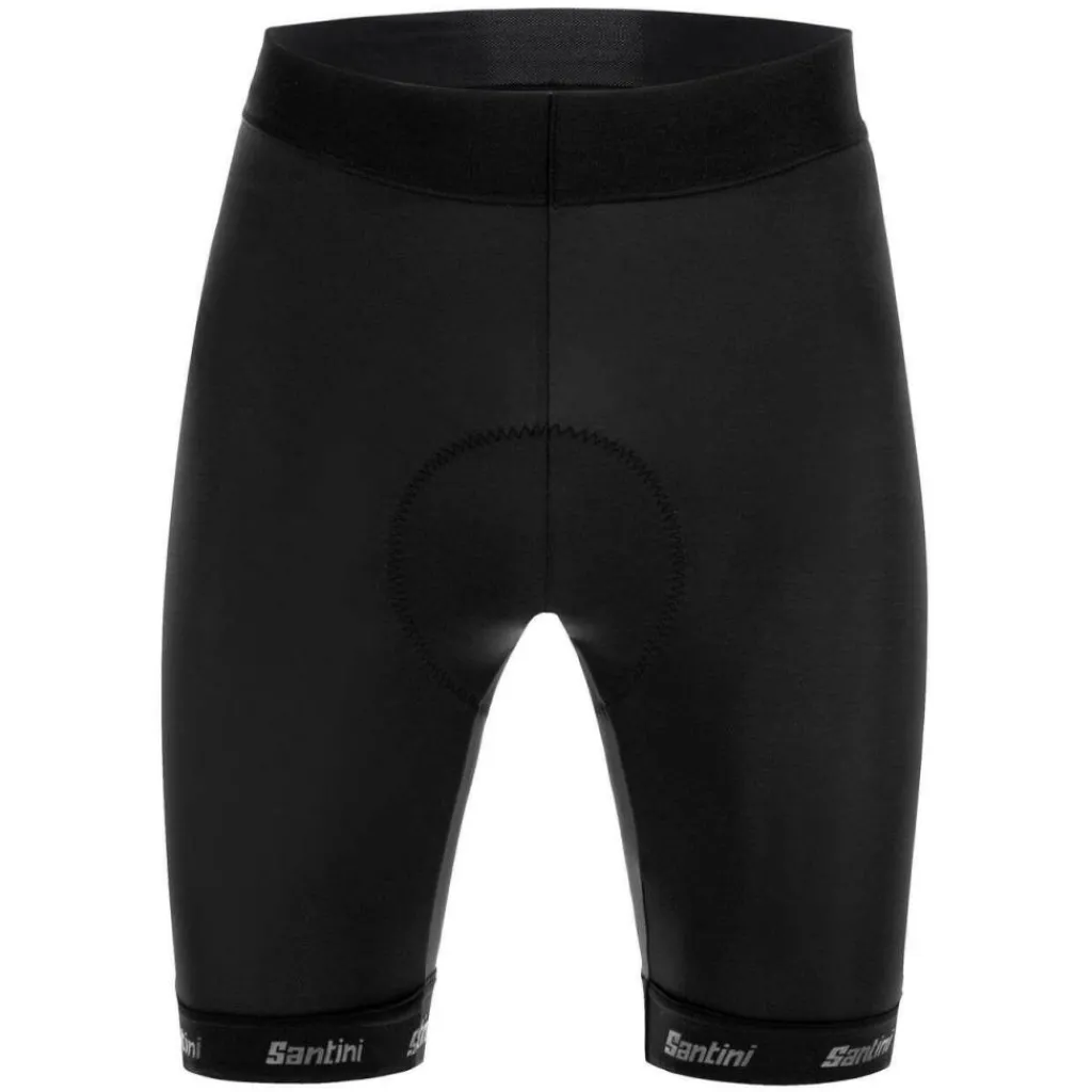 Fietskleding-Santini Cubo Shorts fietsonderbroek heren black