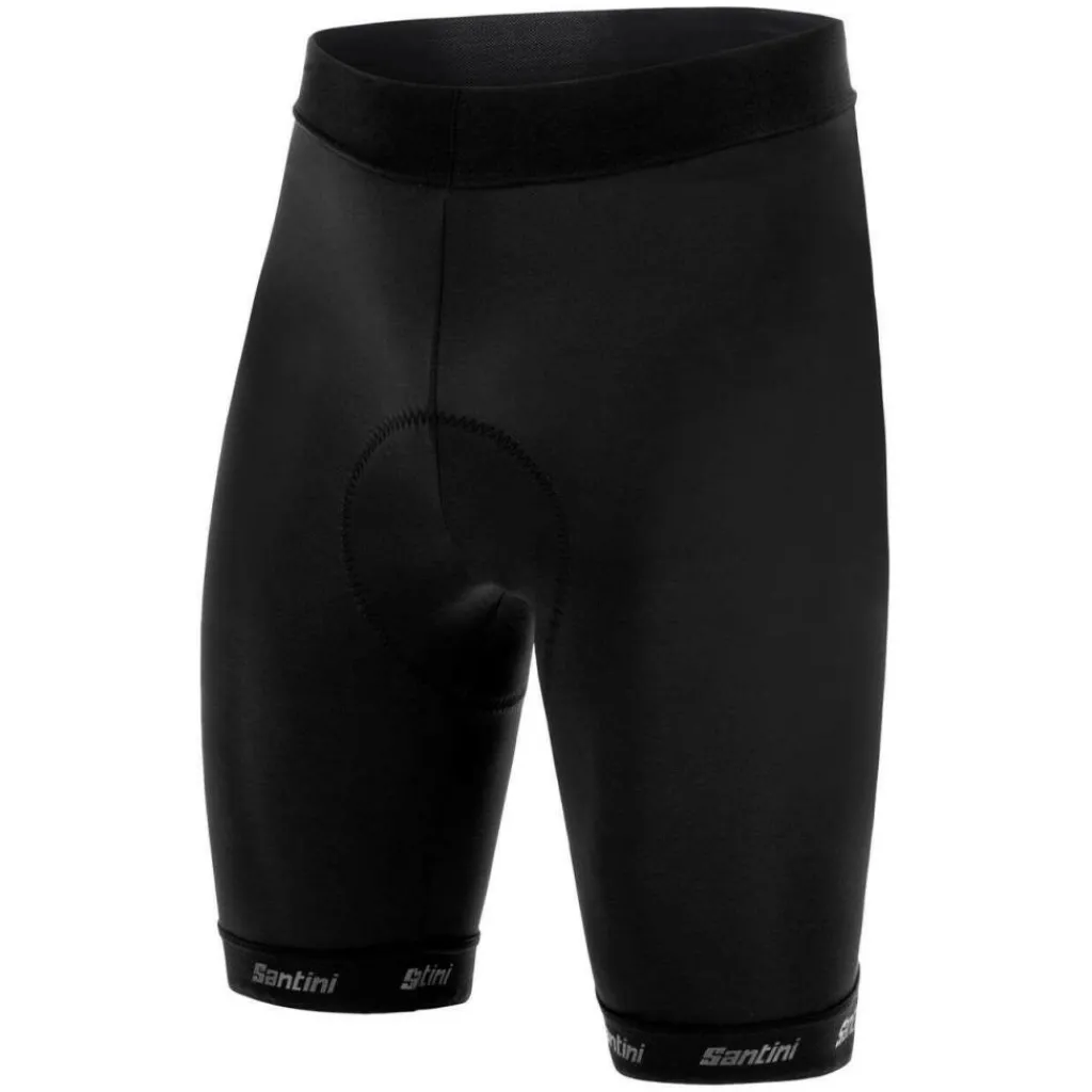 Fietskleding-Santini Cubo Shorts fietsonderbroek heren black