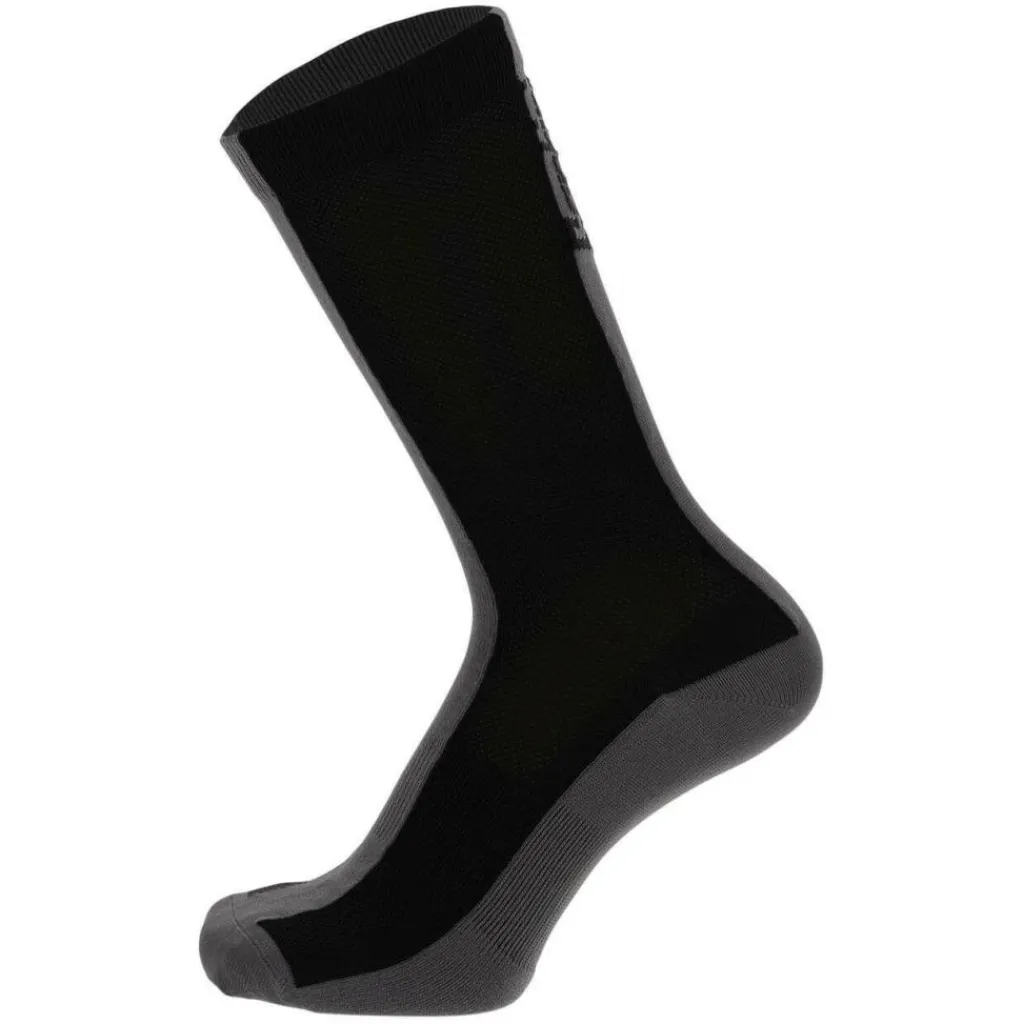 Santini Puro High Profile fietssokken black< Fietskleding