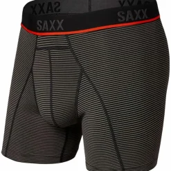 SAXX Kinetic mesh onderbroek heren grey feed stripe< Sportondergoed