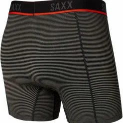 SAXX Kinetic mesh onderbroek heren grey feed stripe< Sportondergoed