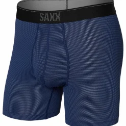 Sportondergoed-SAXX Quest QD mesh onderbroek heren midnight blue