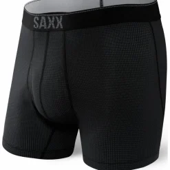 SAXX Quest QD mesh onderbroek heren black< Sportondergoed