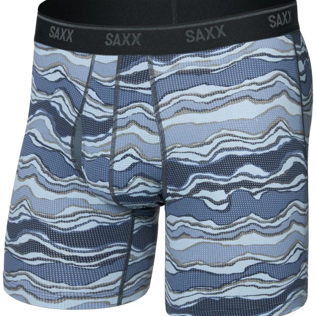 Sportondergoed-SAXX Quest Quick-Dry Mesh onderbroek heren lazy river-multi
