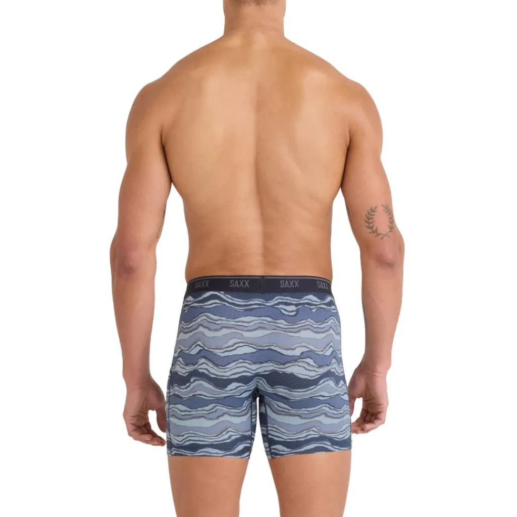 Sportondergoed-SAXX Quest Quick-Dry Mesh onderbroek heren lazy river-multi