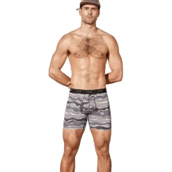 Sportondergoed-SAXX Quest Quick-Dry Mesh onderbroek heren lazy river-multi