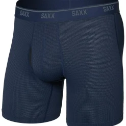 Sportondergoed-SAXX Quest Quick-Dry Mesh onderbroek heren maritime