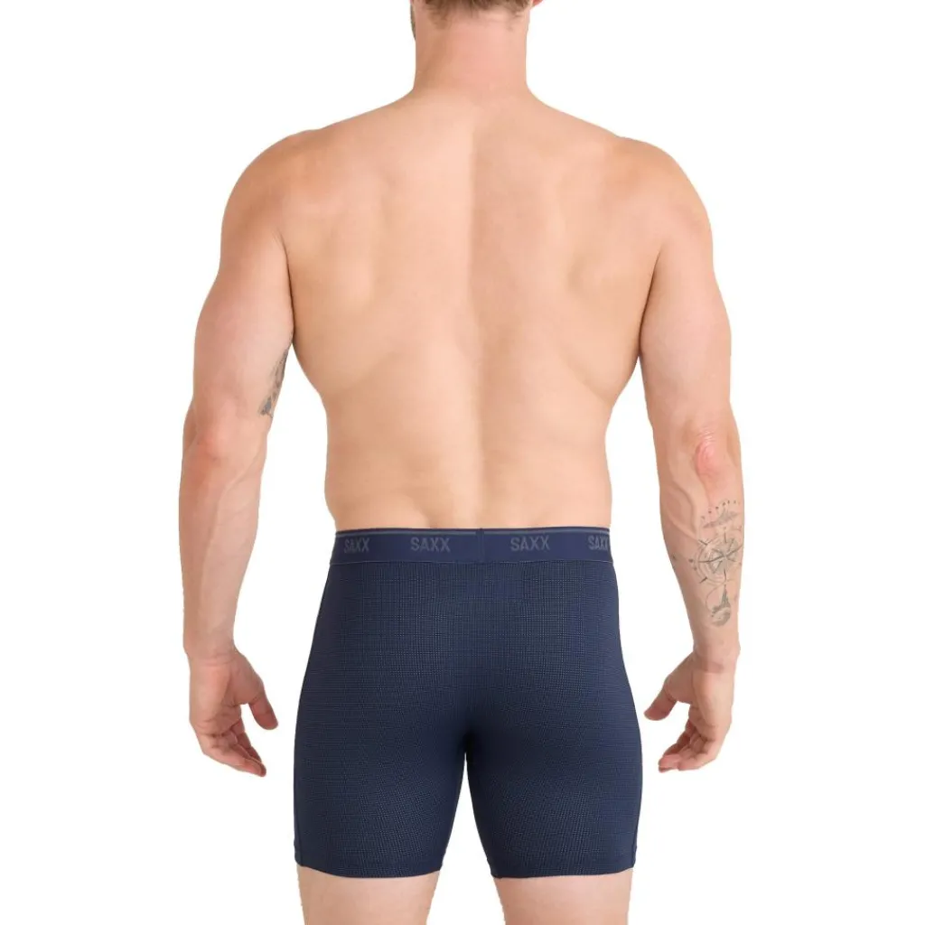 Sportondergoed-SAXX Quest Quick-Dry Mesh onderbroek heren maritime