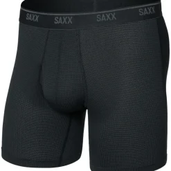 SAXX Quest Quick-Dry Mesh onderbroek heren black< Sportondergoed