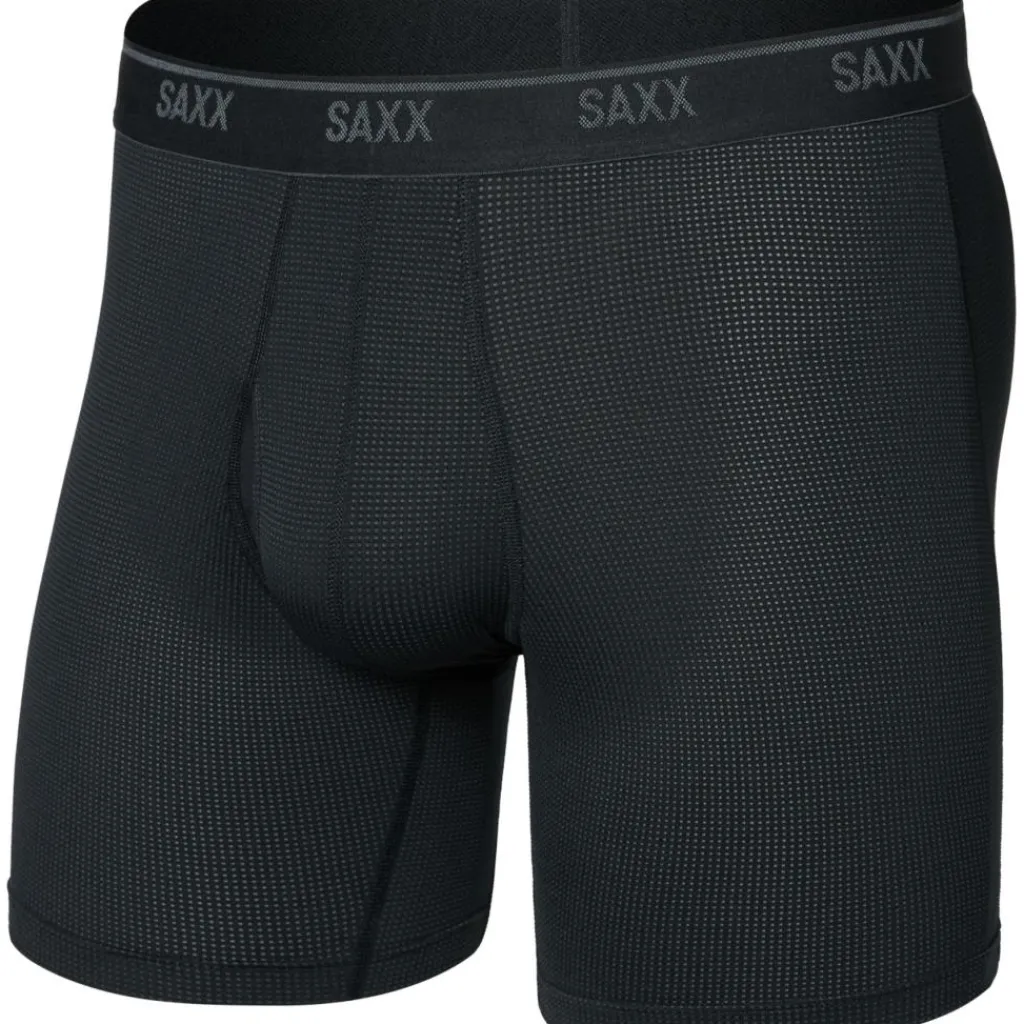 SAXX Quest Quick-Dry Mesh onderbroek heren black< Sportondergoed