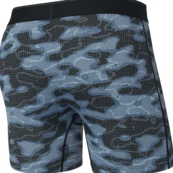 Sportondergoed-SAXX Quest Quick-Dry sportonderbroek heren waterdrop camo black