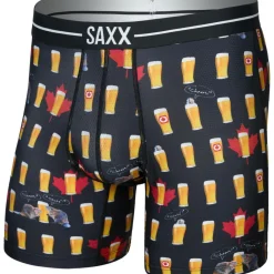 SAXX Volt Breathable Mesh onderbroek heren cheers canada-black< Sportondergoed